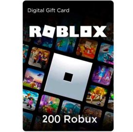 Цифровая подарочная карта Roblox — 200 Robux (цифровой код)