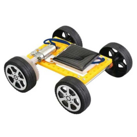 Мини-игрушечный автомобиль на солнечной батарее, сделай сам.
