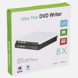 Внешний DVD-привод пишущий USB 3.0, 8X для Windows 10, Mac.