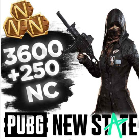 PUBG: NEW STATE (NC) 3600NC + 250 Bonus TOPUP
