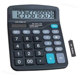 Калькулятор настольный 12-разряд Kenko KK-837B двойное питание.