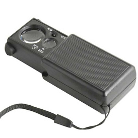 Лупа ювелирная Magnifier 9881 21 мм, 30X, 60X.