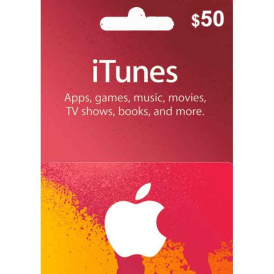 iTunes USA 50 USD Подарочная Карта Gift