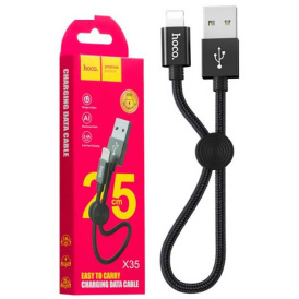 Кабель Hoco USB, Lightning короткий 0,25м для айфона