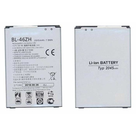 Аккумулятор BL-46ZH для LG AS330, AS375, 2045mAh, 3,8V.