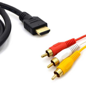 HDMI к 3кабель RCA 1.5m видео аудио кабель для HDTV