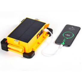Супер яркий мощный USB светодиодный фонарик, поисковый, ручной для кемпинга, на солнечной батареи.