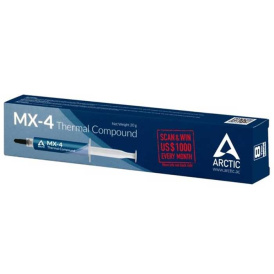 Термопаста Arctic MX-4, 20 гр. на основе углерода.