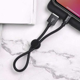 Кабель Hoco USB, Lightning короткий 0,25м для айфона