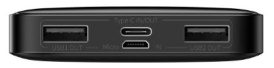 Портативный аккумулятор Повербанк Baseus Bipow Digital Display 10000 mAh 15W Black (PPBD10)