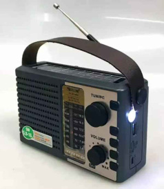 Радиоприемник GOLON RX-BT100S. USB+SD+аккумулятор+ солнечная батарея+фонарик
