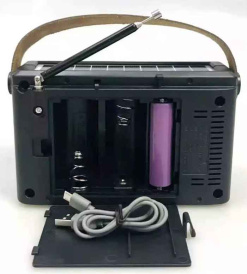 Радиоприемник GOLON RX-BT100S. USB+SD+аккумулятор+ солнечная батарея+фонарик