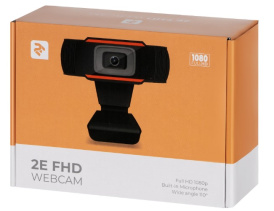Web-камера 2E FHD, Black (2E-WCFHD), WEB-CAM-2E-FHD