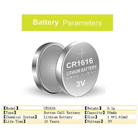  Батарейки CR1616 для автомобильного пульта дистанционного управления литиевые, BAT-LIT-CR1616