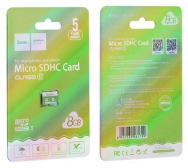 Флешка для телефона Карта памяти Hoco 8GB Micro SDHC Class 10