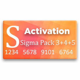 Активации Sigma Pack 3 + Pack 4 + Pack 5