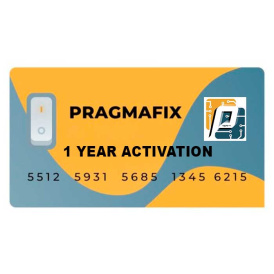 Активация Pragmafix 1 год доступа для одного пользователя.