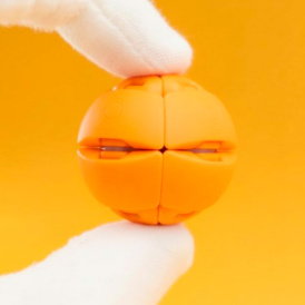 Zorbles Squishy Clicker антистресс игрушка, кликер для рук, мягкий сквиши с click эффектом желтый