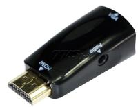 Адаптер / Конвертер HDMI - VGA, Mini 3.5 mini-jack
