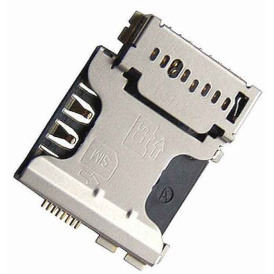 Коннектор SIM карты и MicroSD для Samsung I8580, G3500, I9128