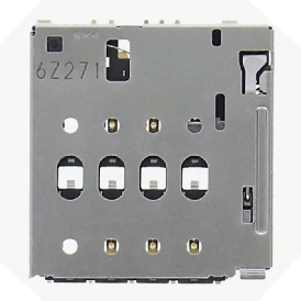 Коннектор SIM Alcatel OT-8050D.