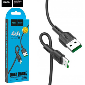 USB кабель Hoco X33 Surge 4A, micro USB, 1m, черный