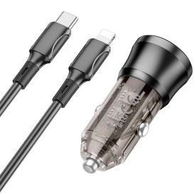 Автомобильное зарядное устройство Borofone BZ25 Type-C to iPhone