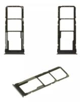 Держатель SIM-карты для Xiaomi Redmi Note 9T, черный.