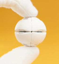 Zorbles Squishy Clicker антистресс игрушка, кликер для рук, мягкий сквиши с click эффектом белый