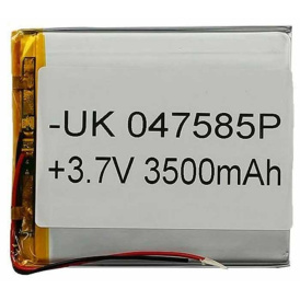 Аккумулятор универсальный 047585P, 4X75X85mm, 3500 mAh.
