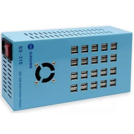 Зарядное устройство SUNSHINE SS-310 содержит 40 USB портов высокой мощности