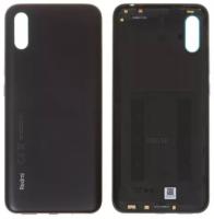 Задняя панель корпуса для Xiaomi Redmi 9A, серая, с боковыми кнопками.