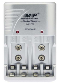 Зарядное устройство для Ni-Mh Ni-CD аккумуляторов AA AAA 9v
