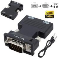 Переходник Hdmi to vga, aux, HDMI-TO-VGA-AUX