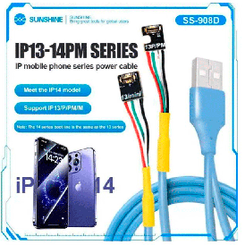 Кабель Sunshine SS-908D  питания для активации плат iPhone 13, Pro, Max, Mini, 14, Pro, Max
