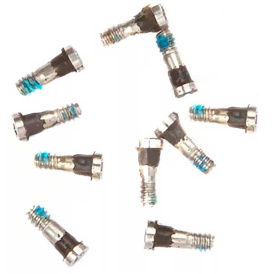 Набор винтов Apple iPhone 7, iPhone 7 Plus внешние 10 шт Silver