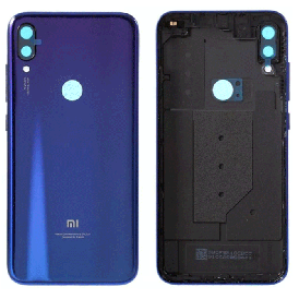 Задняя крышка корпуса Xiaomi Mi Play со стеклом камеры Dream Blue.