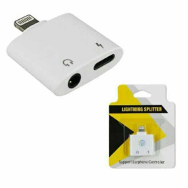 Разветвитель порта для наушников и зарядного устройства Lightning 3,5 мм i7-2.