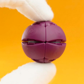 Zorbles Squishy Clicker антистресс игрушка, кликер для рук, мягкий сквиши с click эффектом фиолетовый