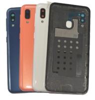 Задняя панель корпуса для Samsung A202F/DS Galaxy A20e, оранжевая, coral.
