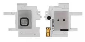 Динамик для Samsung A300F Galaxy A3, A300FU Galaxy A3, A300H Galaxy A3, в рамке, белый