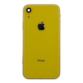 Корпус для iphone XR в сборе со шлейфами, сим-слот, жёлтый, Yellow