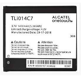 Аккумулятор TLi014C7, TLi014CA для Alcatel 4024D, 4024X One Touch Pixi First.