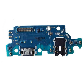 Нижняя плата для Samsung A23 SM-A235, с разъемом зарядки, гарнитуры и микрофоном, 100% оригинал.