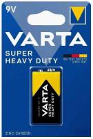 Батарейки алкалиновые VARTA SUPER HEAVY DUTY 6LR61 9V 20, BAT-VART-6LR61