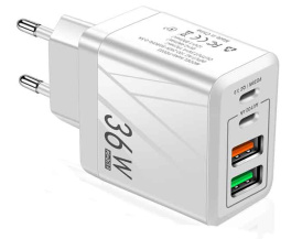 Зарядное устройство Micro USB, 36 w, 4 USB, KEKE-PD003