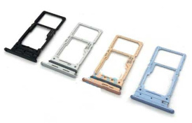 Держатель SIM-карты для Samsung A336 Galaxy A33 5G, голубой.