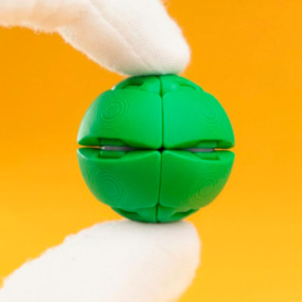 Zorbles Squishy Clicker антистресс игрушка, кликер для рук, мягкий сквиши с click эффектом зеленый