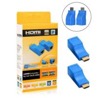 Адаптер RJ45-HDMI, HDTV Extender by cat-5e/6 cable, Hdtv 2.0 2K, 4K.