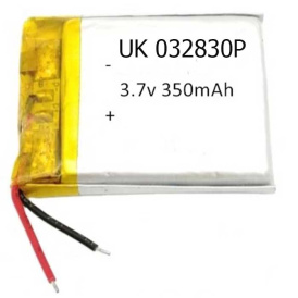Аккумулятор универсальный Li-Ion 032830P, 350 mAh, 3.7V.